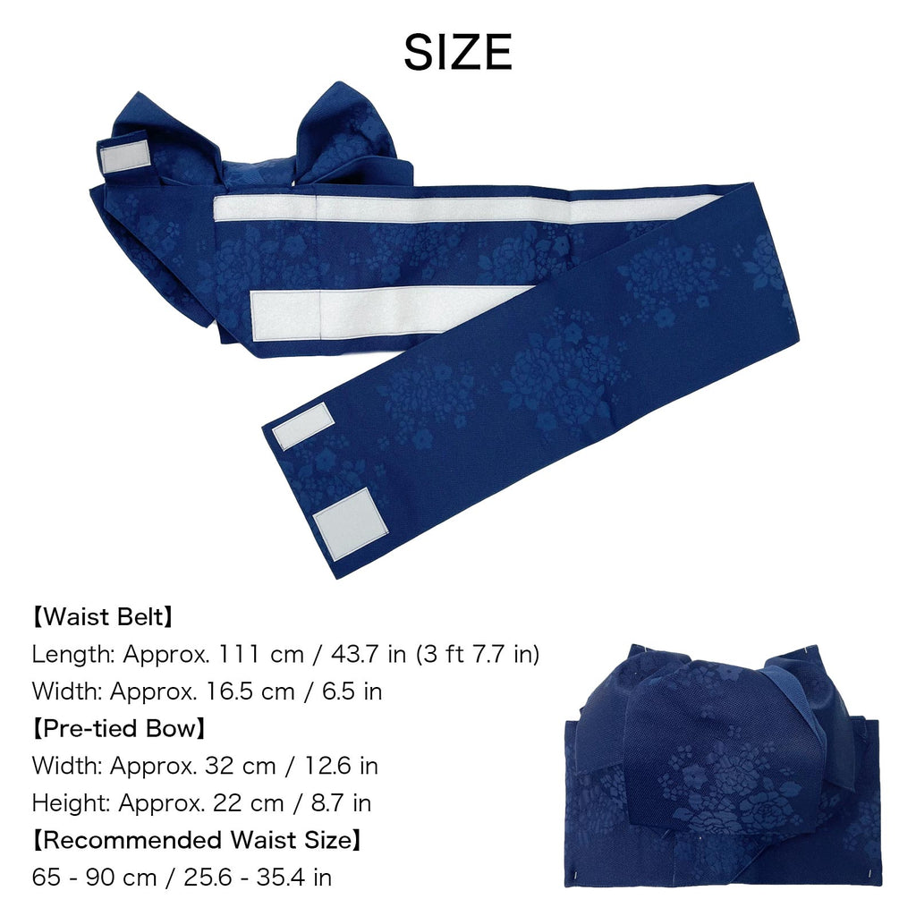 Pre-tied Obi Belt -Purple