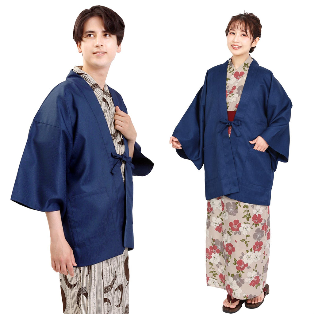 女式蕾絲外罩和服夾克黑色