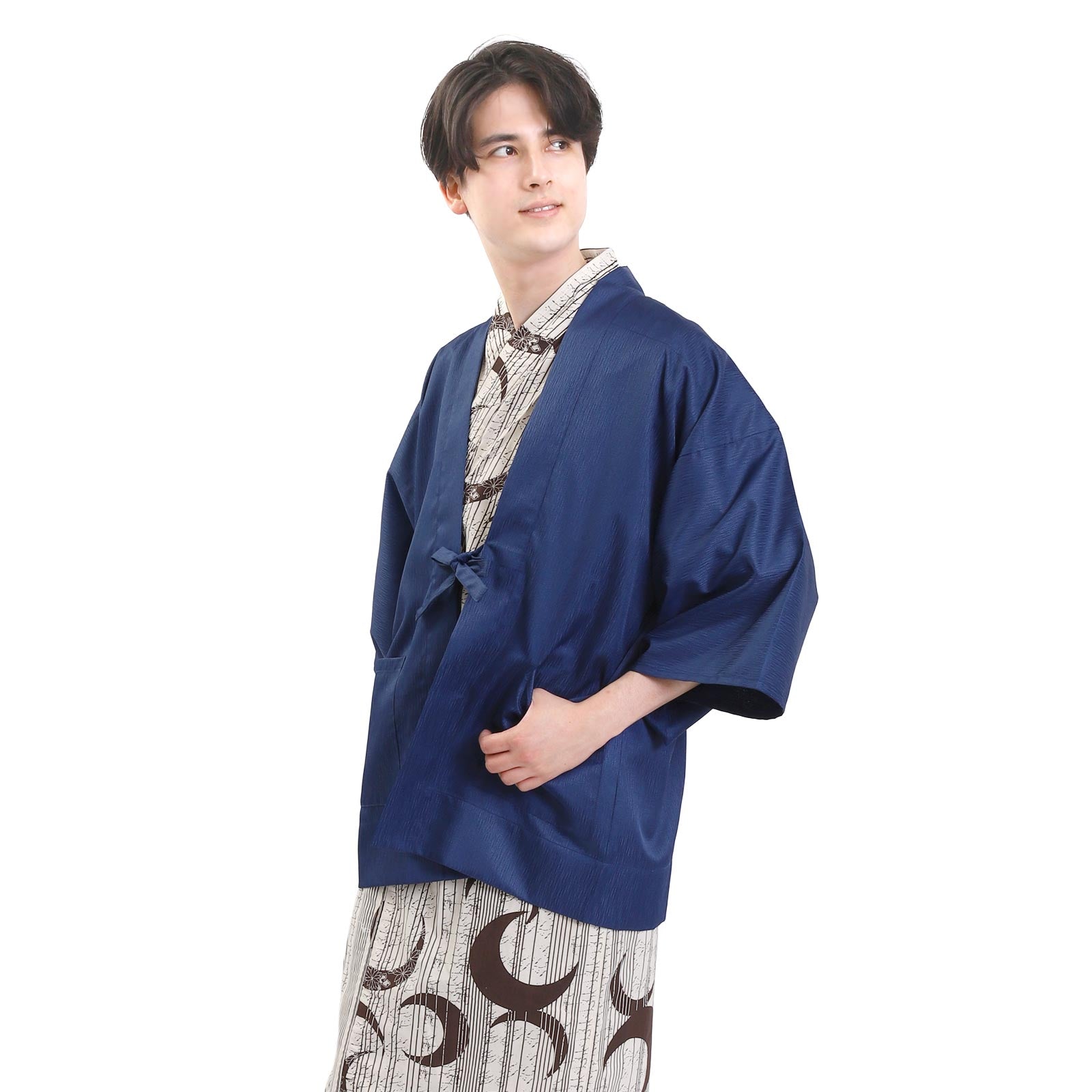Ryokan-Style Haori Blue