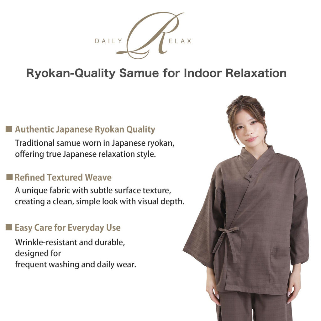 Ryokan-Style Samue Brown