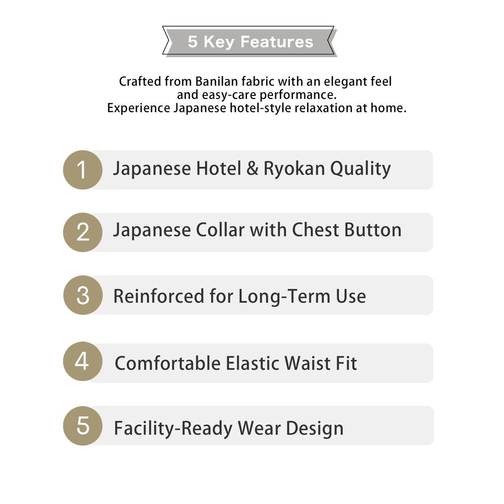 Ryokan-Style Samue Brown