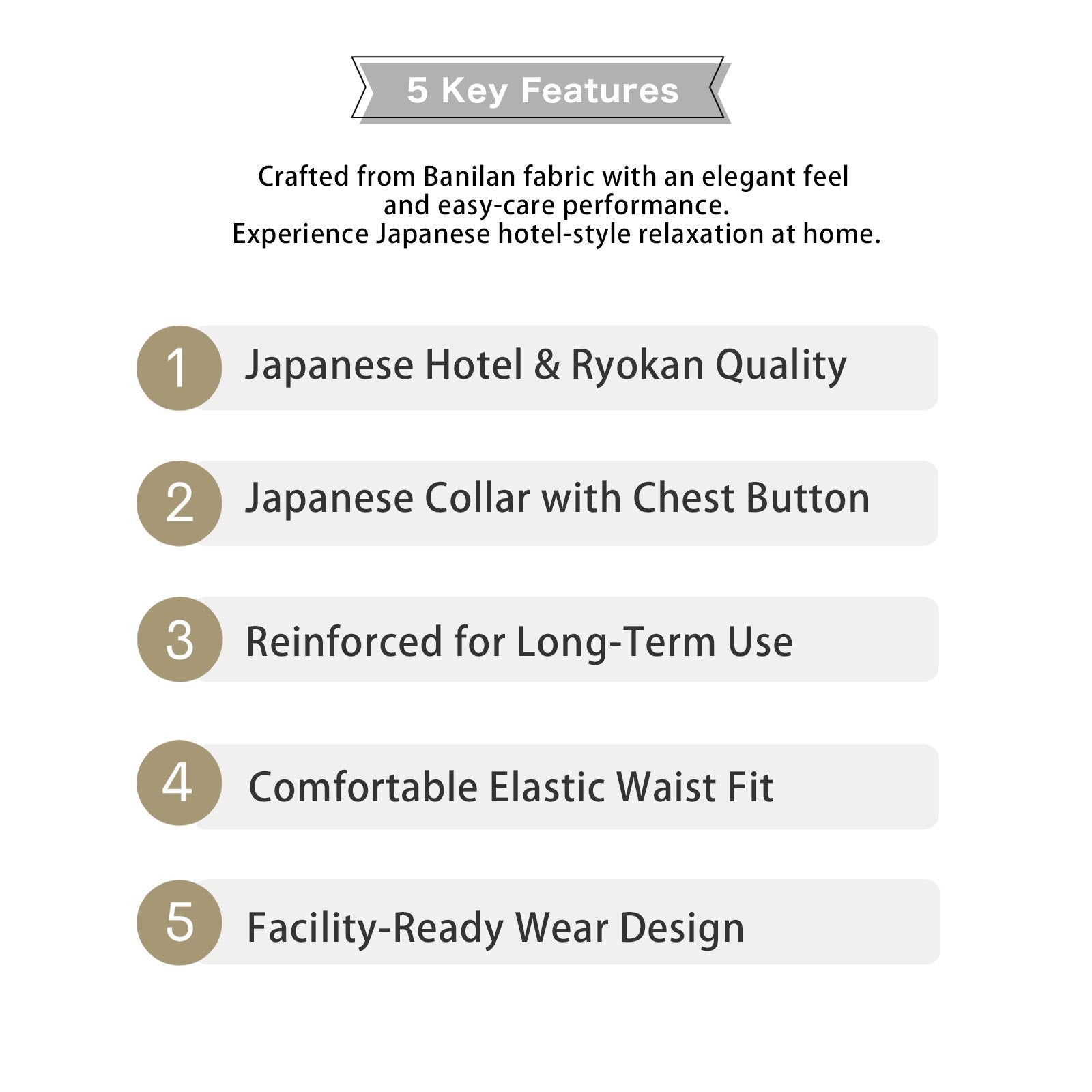 Ryokan-Style Samue Brown