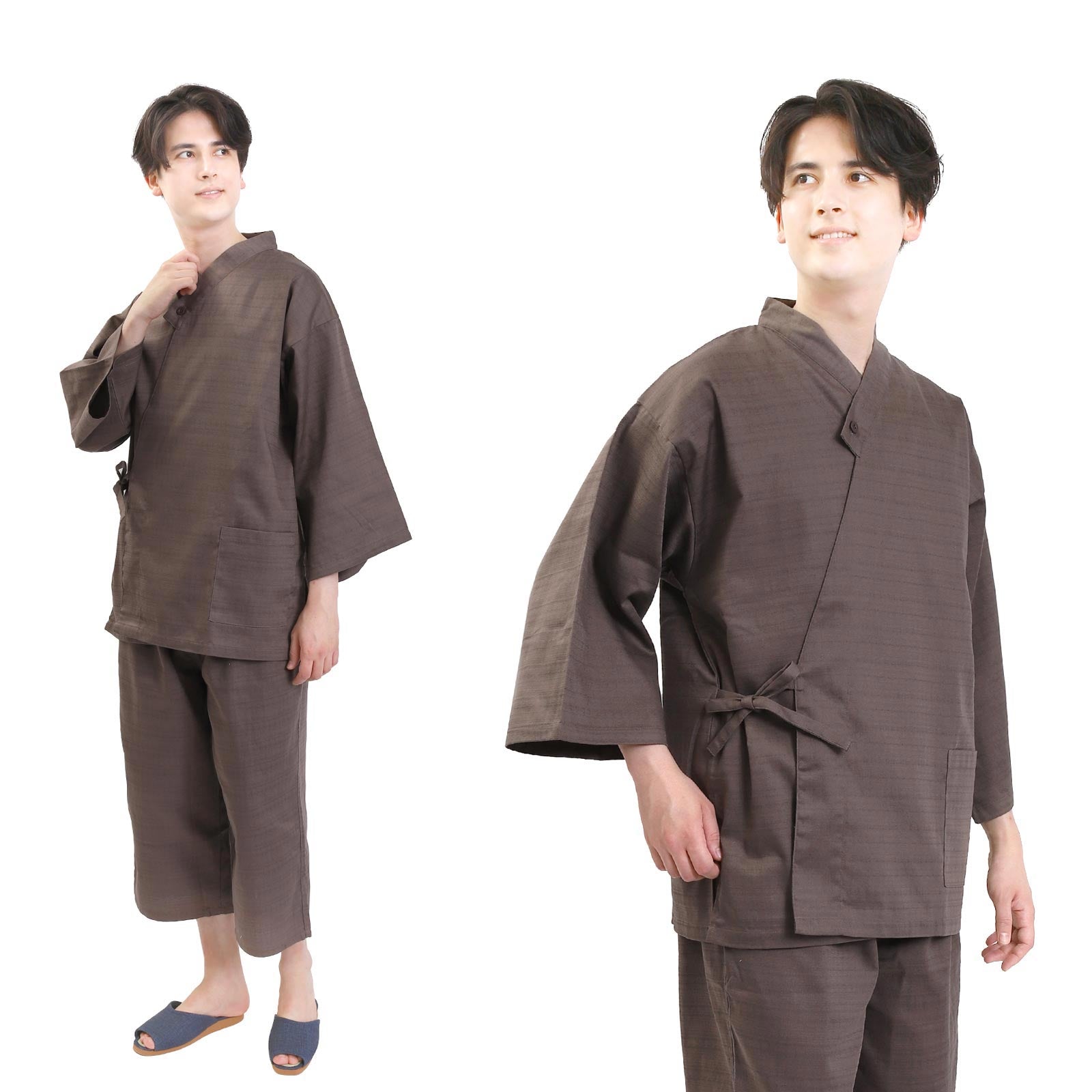 Ryokan-Style Samue Brown