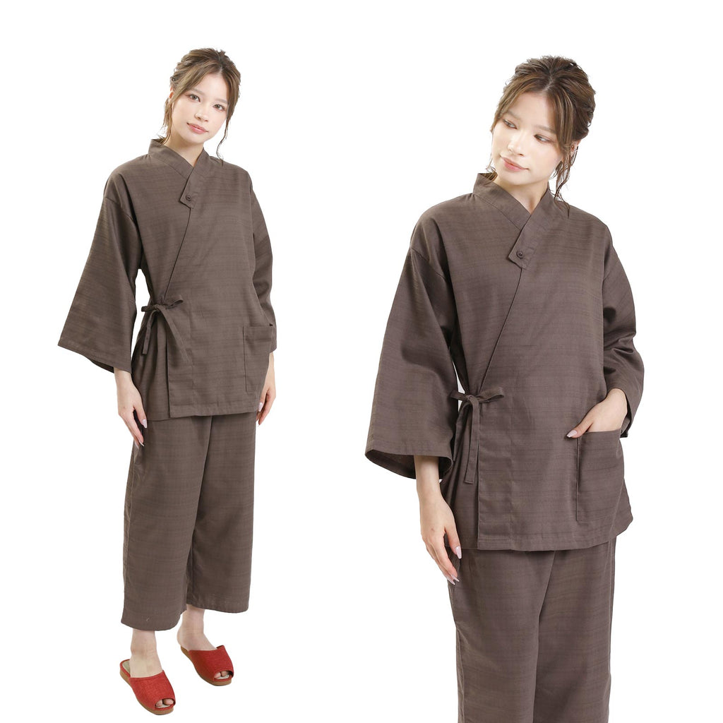 Ryokan-Style Samue Brown