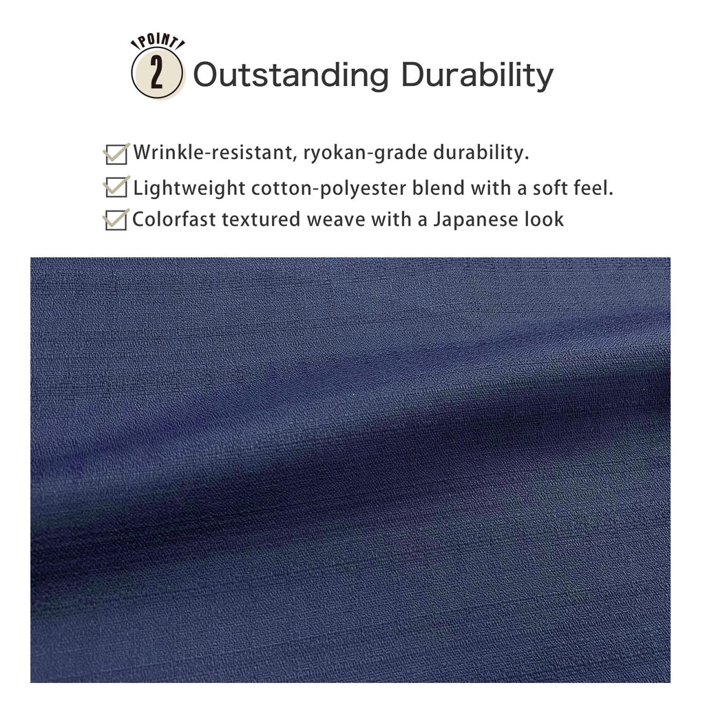 Ryokan-Style Samue Blue