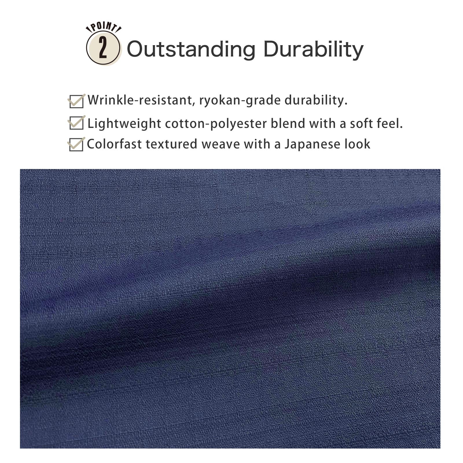 Ryokan-Style Samue Blue