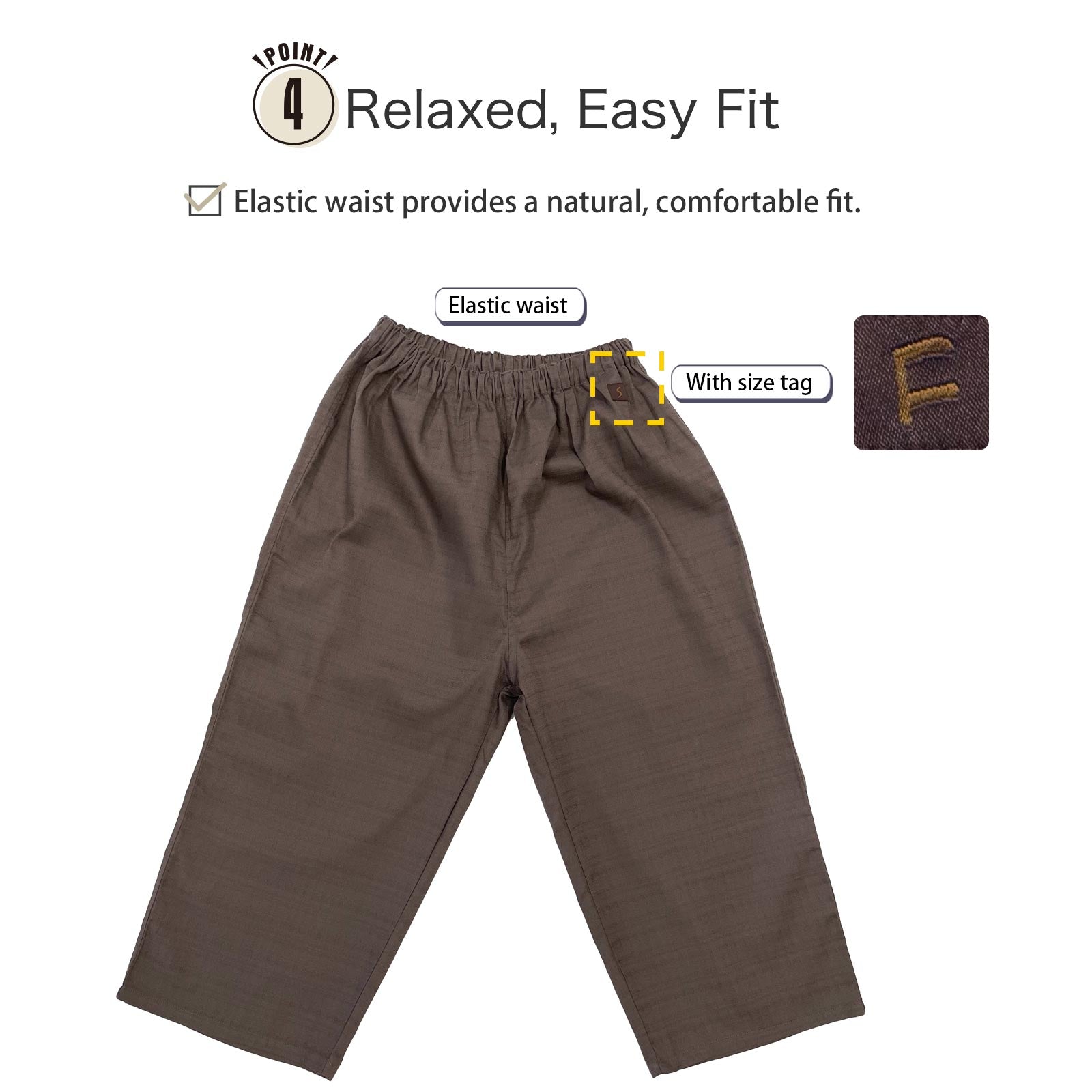 Ryokan-Style Samue Brown