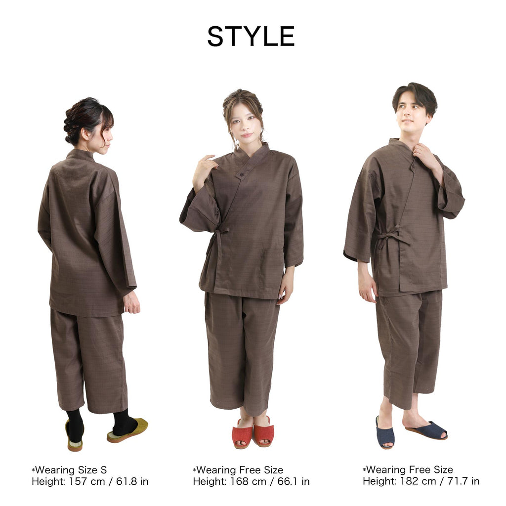 Ryokan-Style Samue Brown