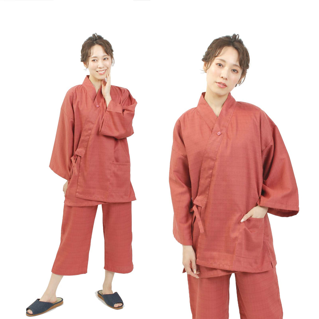 Ryokan-Style Samue Dusty Pink