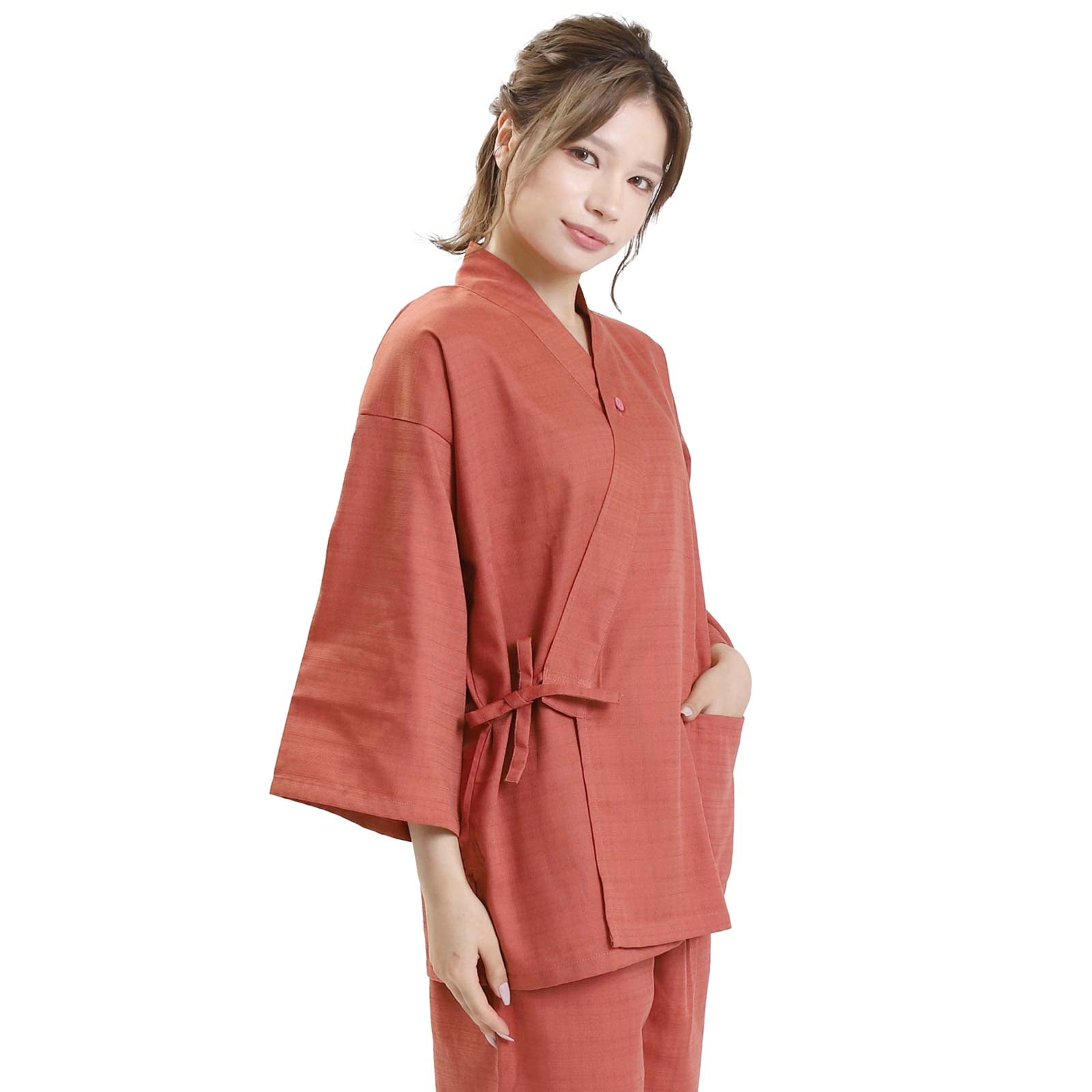 Ryokan-Style Samue Dusty Pink