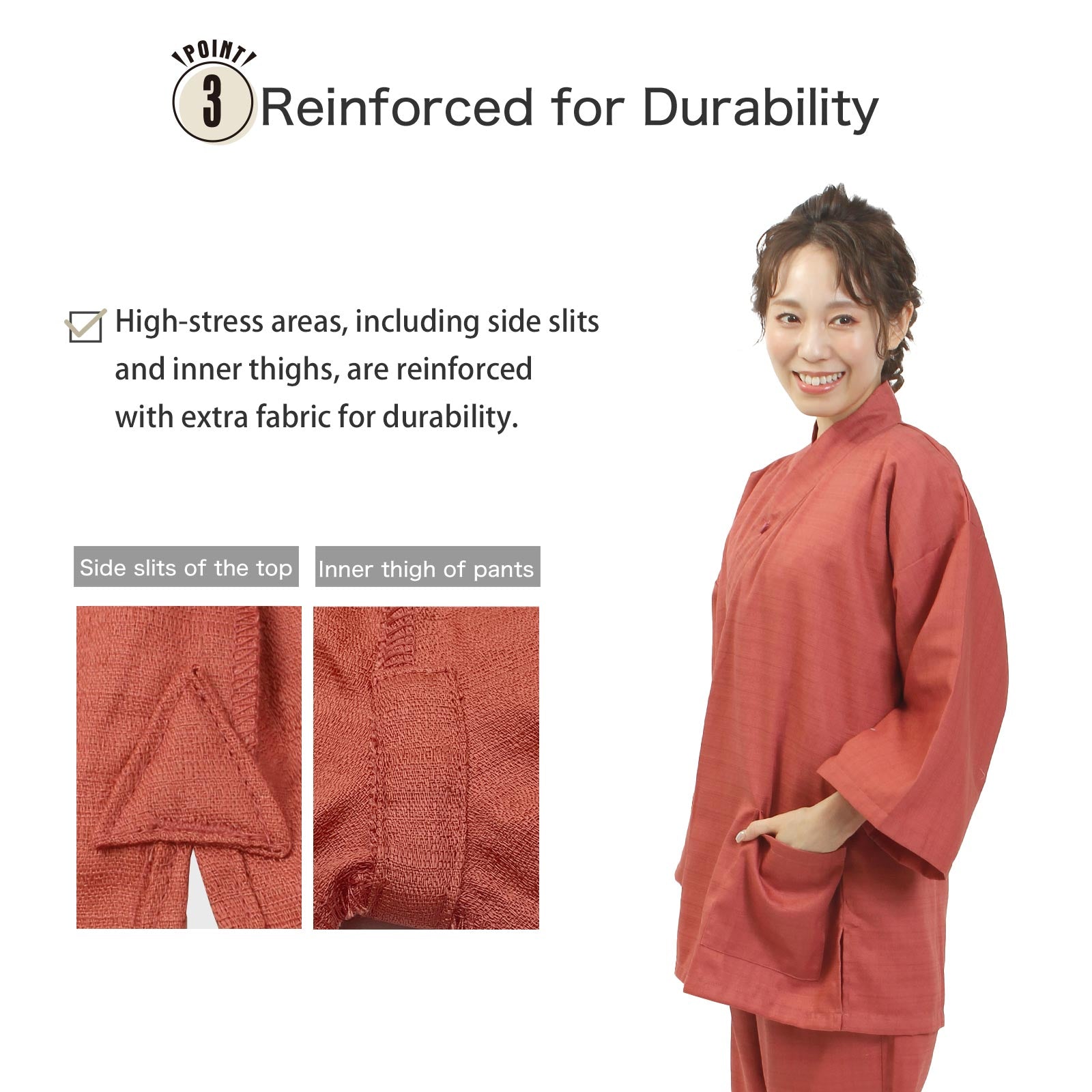 Ryokan-Style Samue Dusty Pink