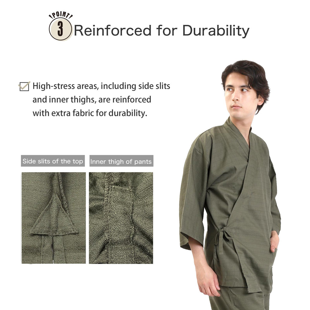 Ryokan-Style Samue Green