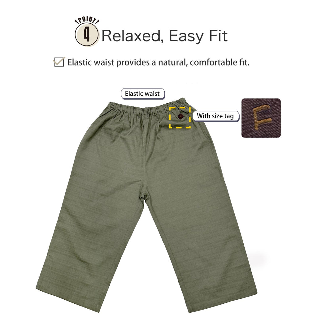 Ryokan-Style Samue Green