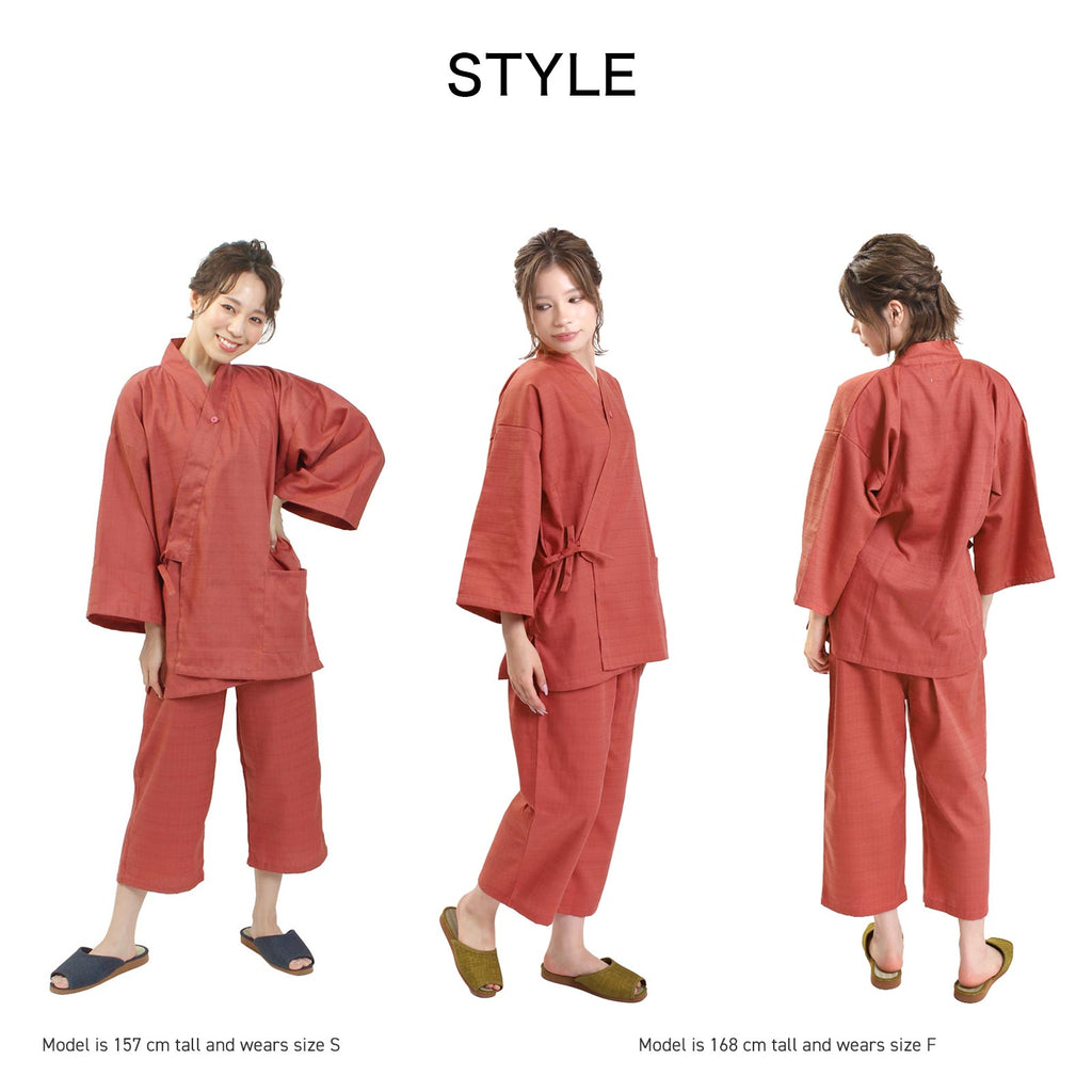 Ryokan-Style Samue Dusty Pink