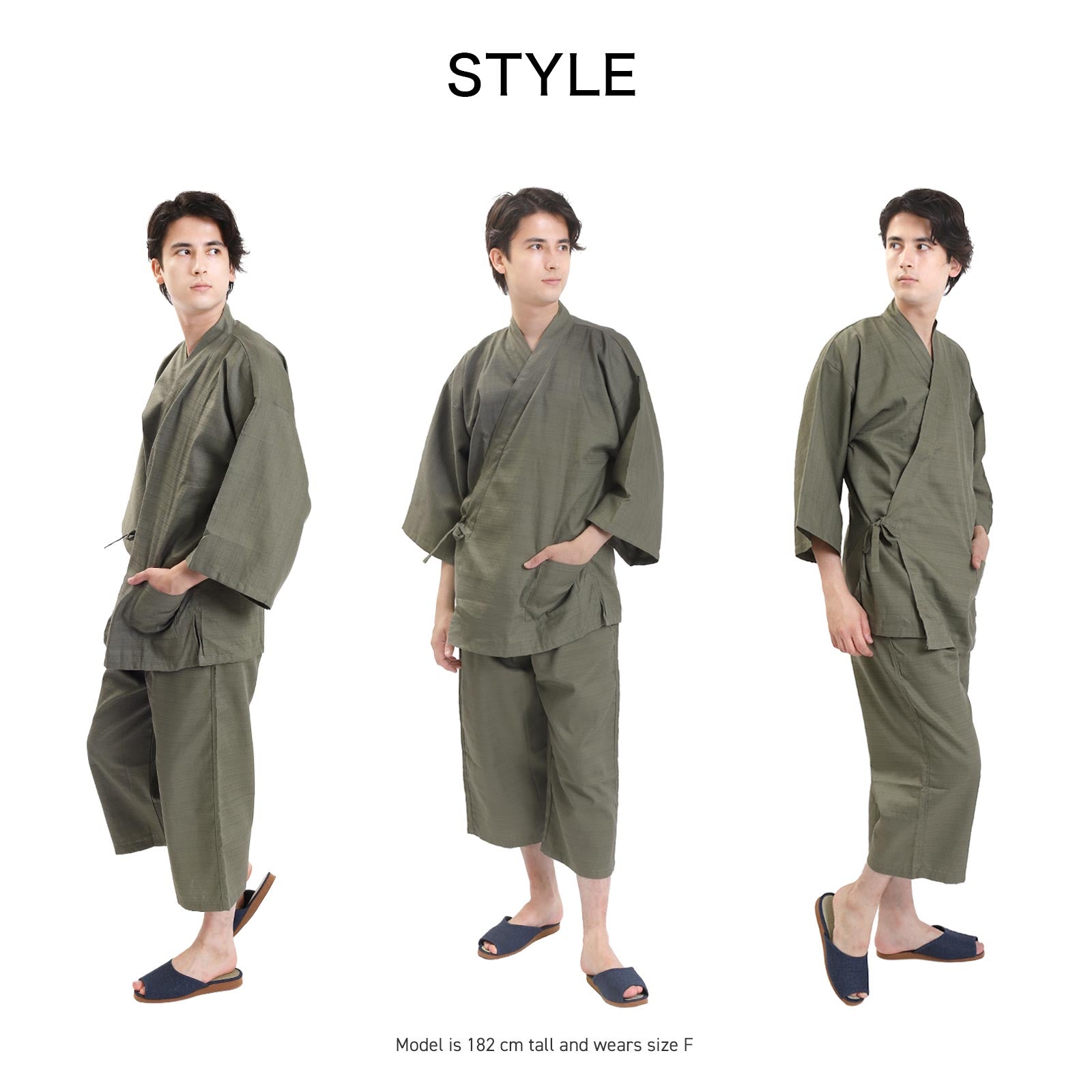 Ryokan-Style Samue Green