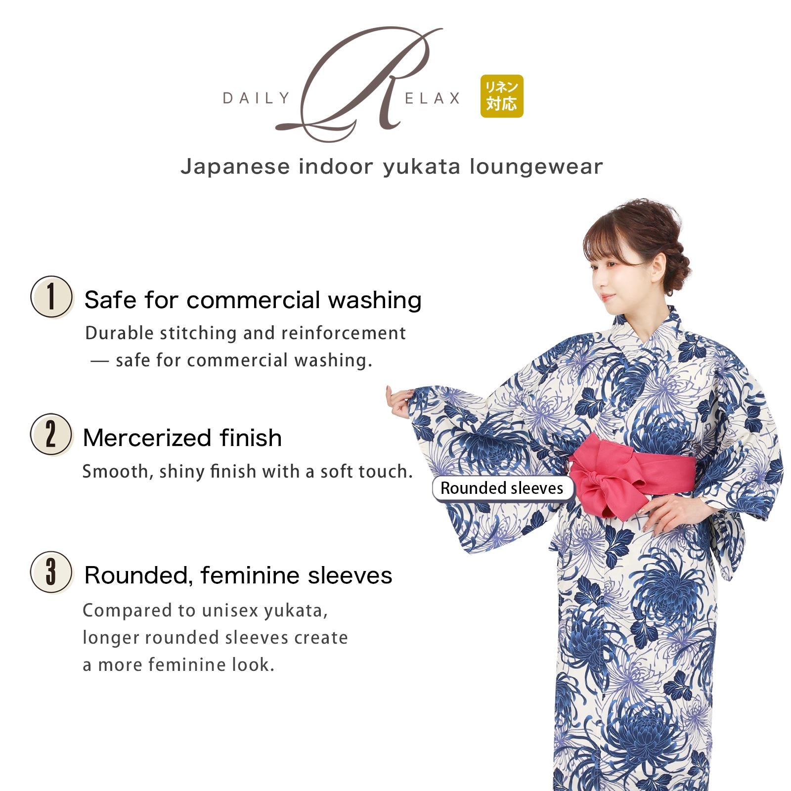 Women Ryokan Yukata Lily