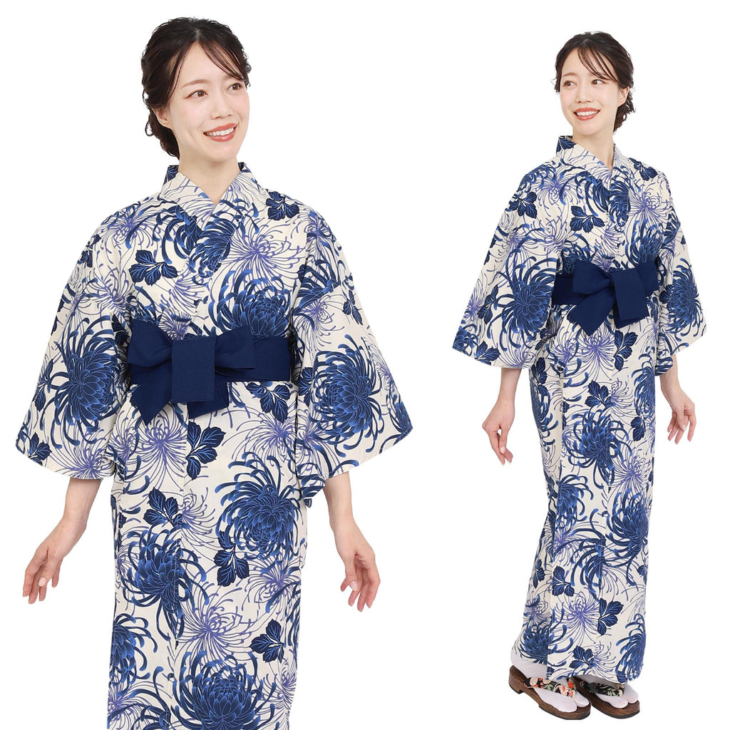 Women Ryokan Yukata Rangiku