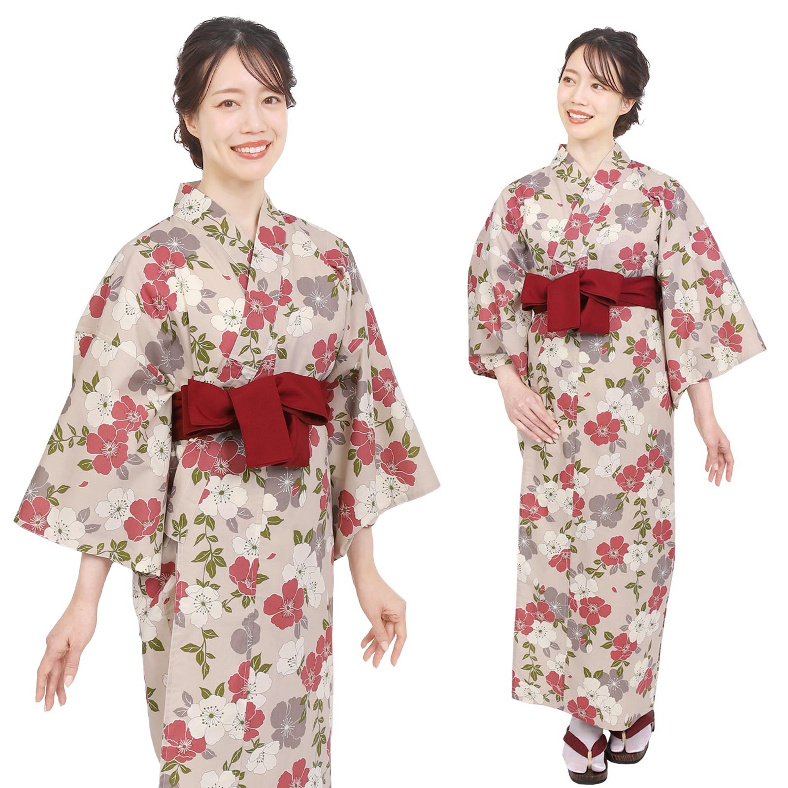 Women Ryokan Yukata Sakura