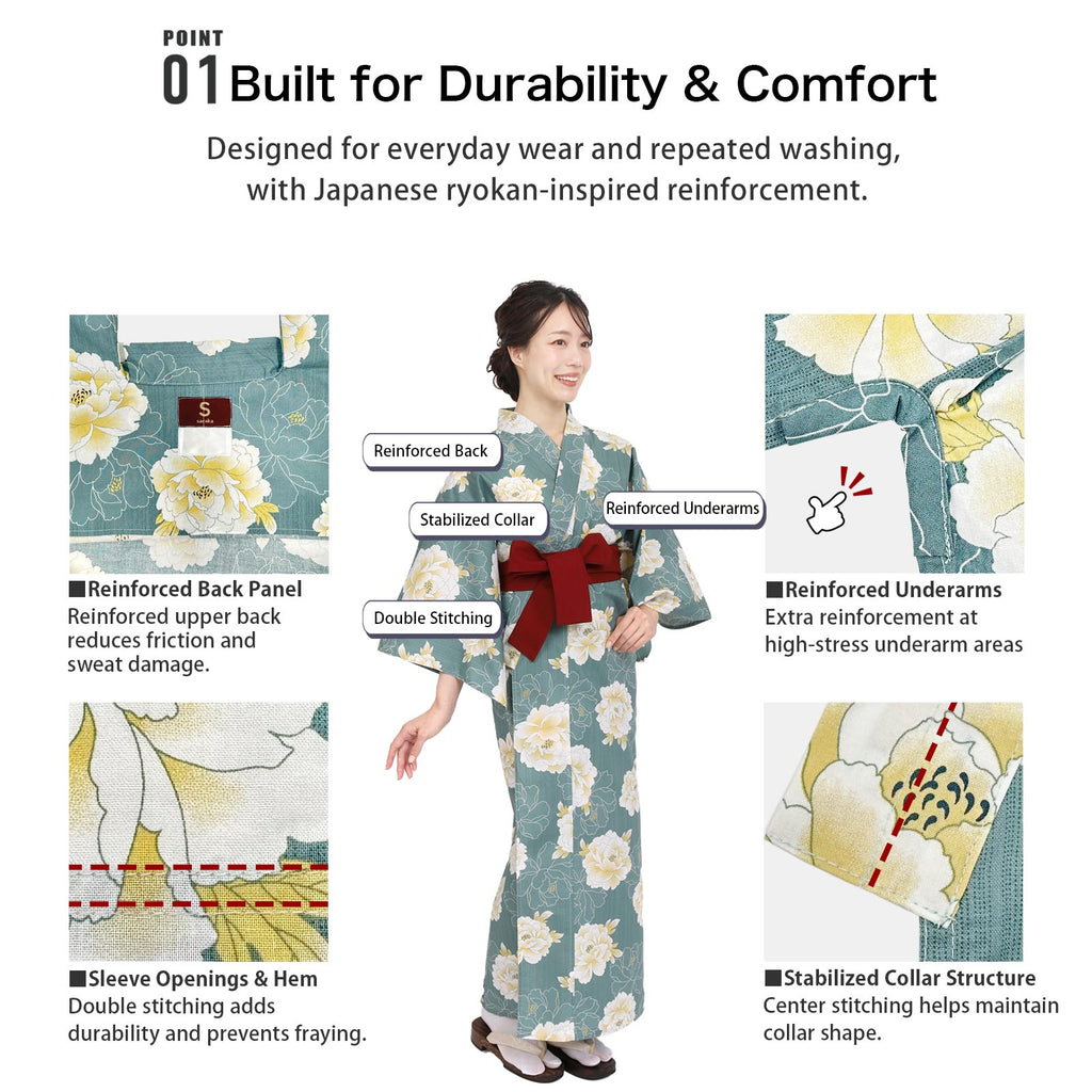 Women Ryokan Yukata Karuta