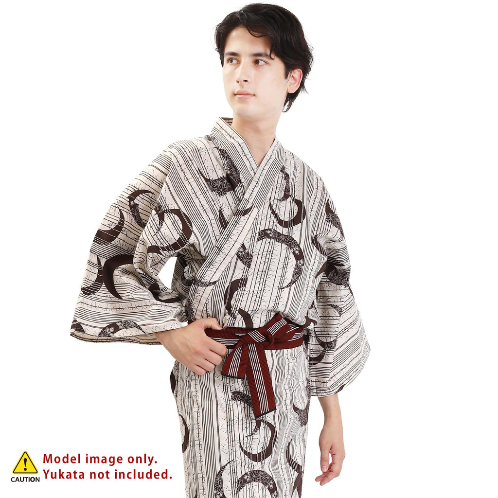 Unisex Indoor Yukata Classic Obi Belt red
