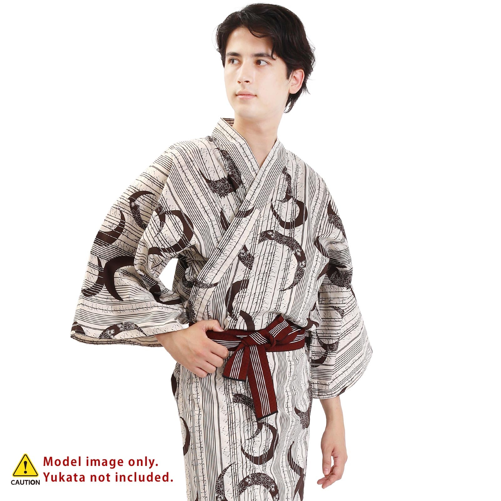 Unisex Indoor Yukata Classic Obi Belt red