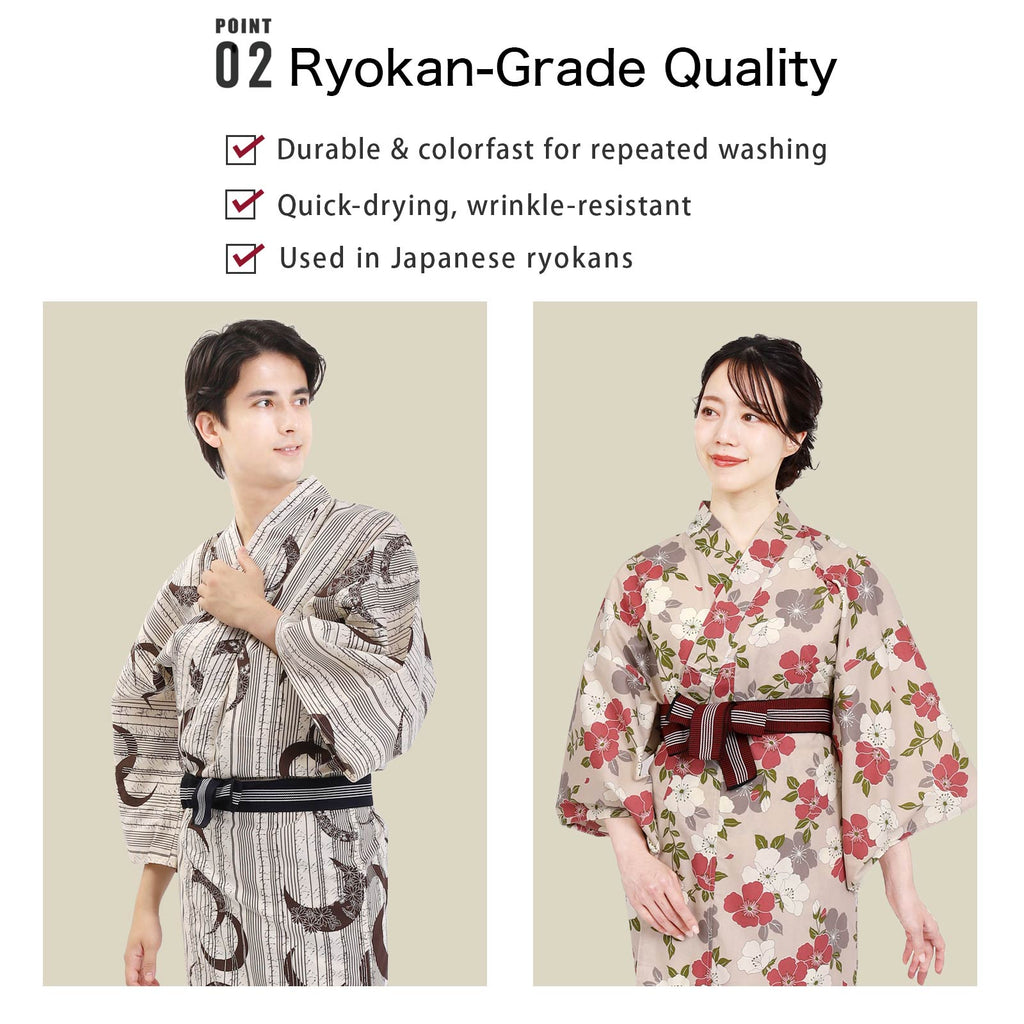 Unisex Indoor Yukata Classic Obi Belt navy