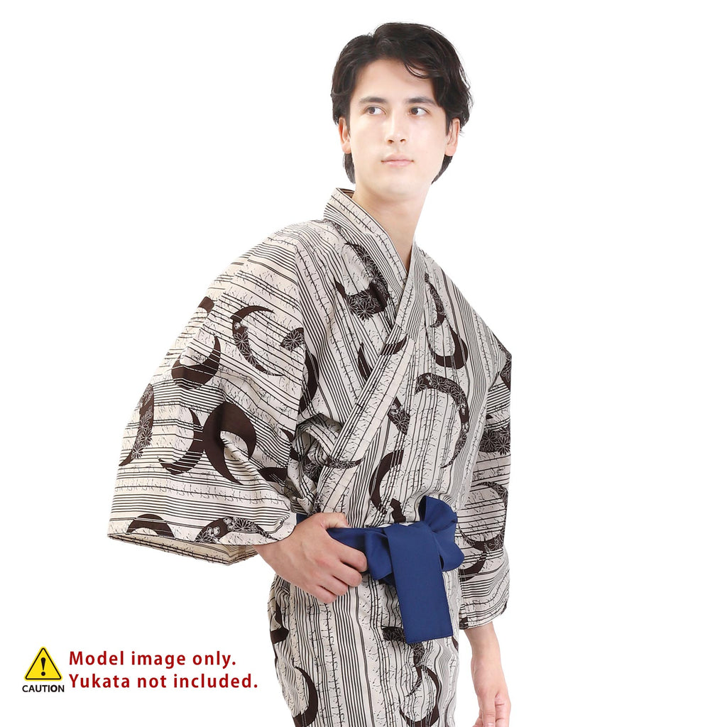 Unisex Ryokan Yukata Obi Blue