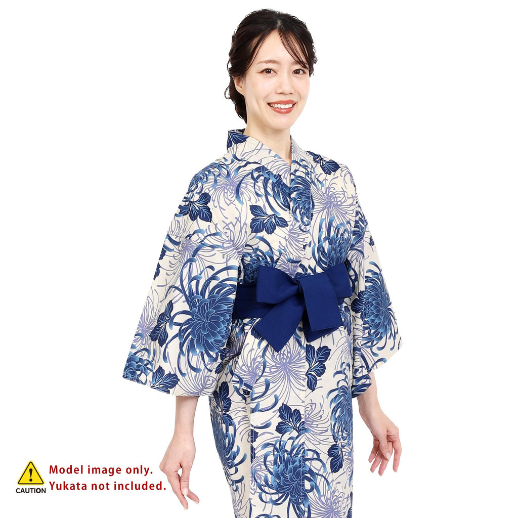 Unisex Ryokan Yukata Obi Blue