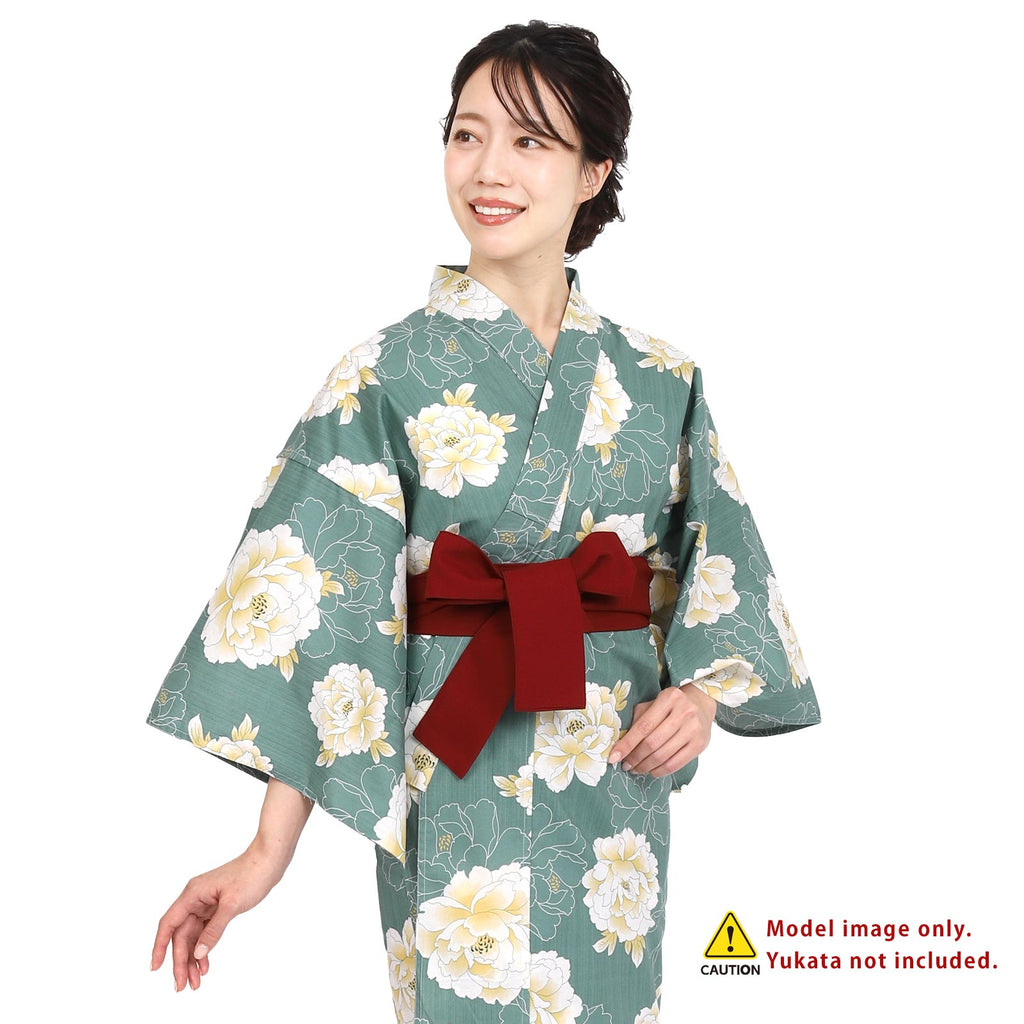 Unisex Ryokan Yukata Obi Red