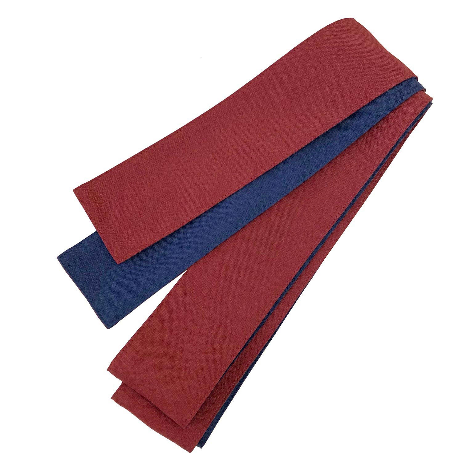 Red & Blue Reversible Obi Belt