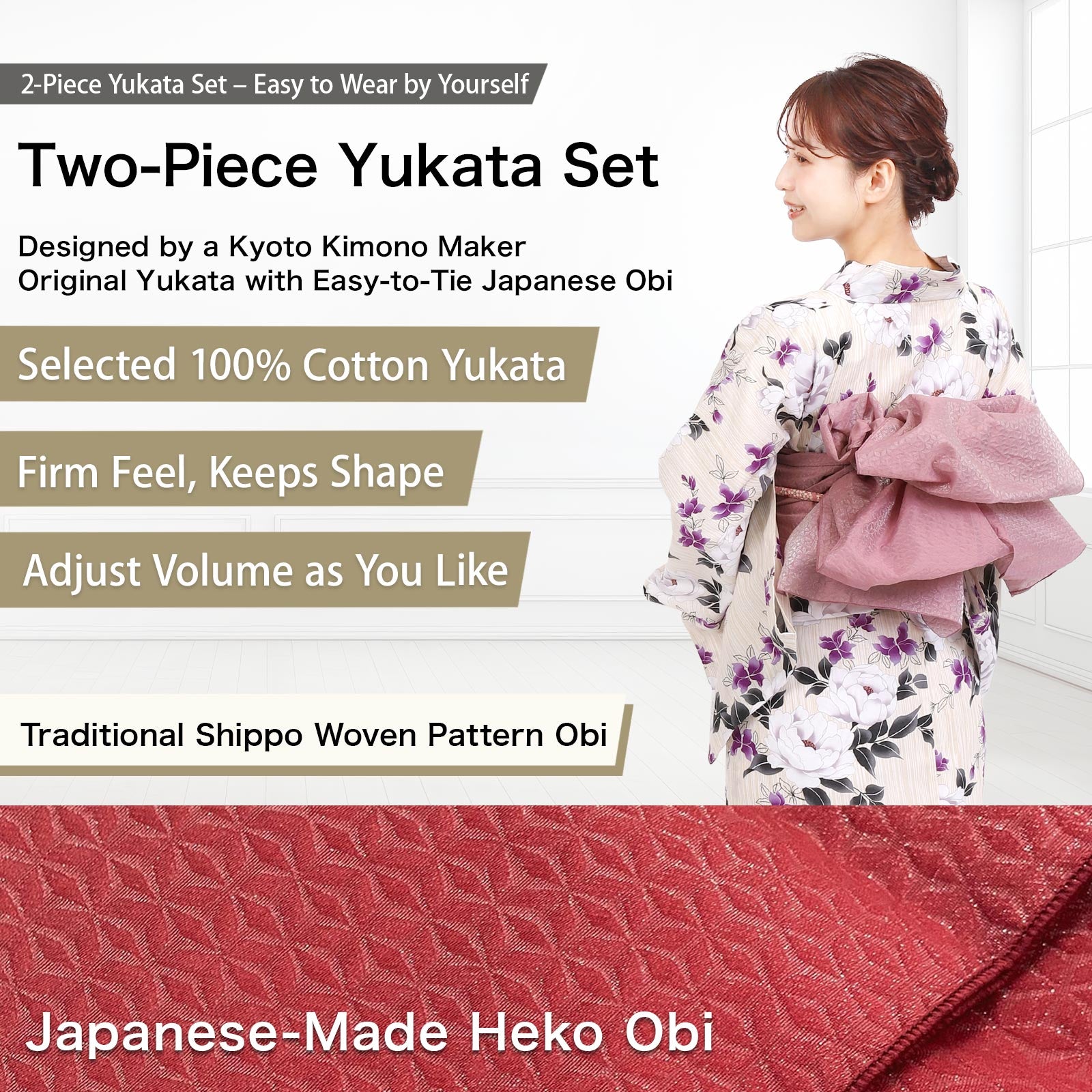 Two-Piece Yukata Set Rangiku