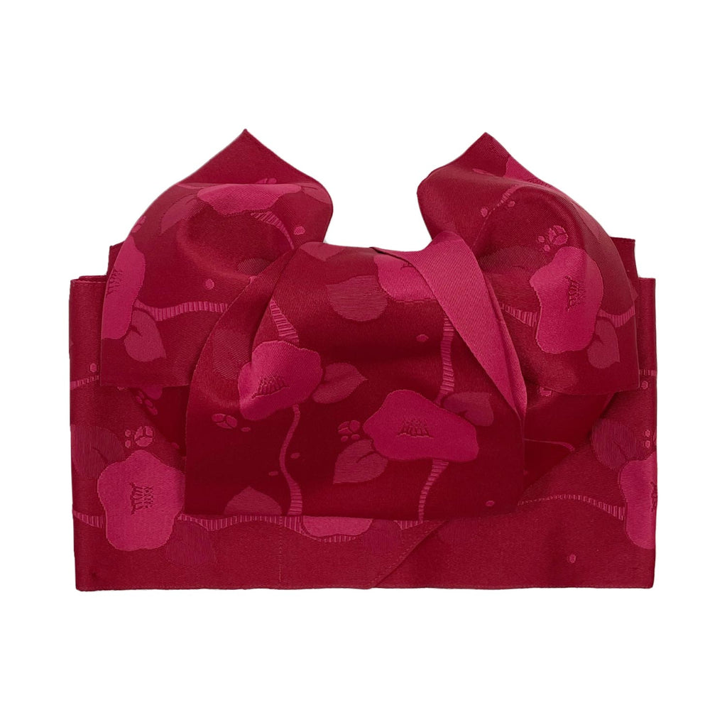 Pre-tied Obi Belt -Red