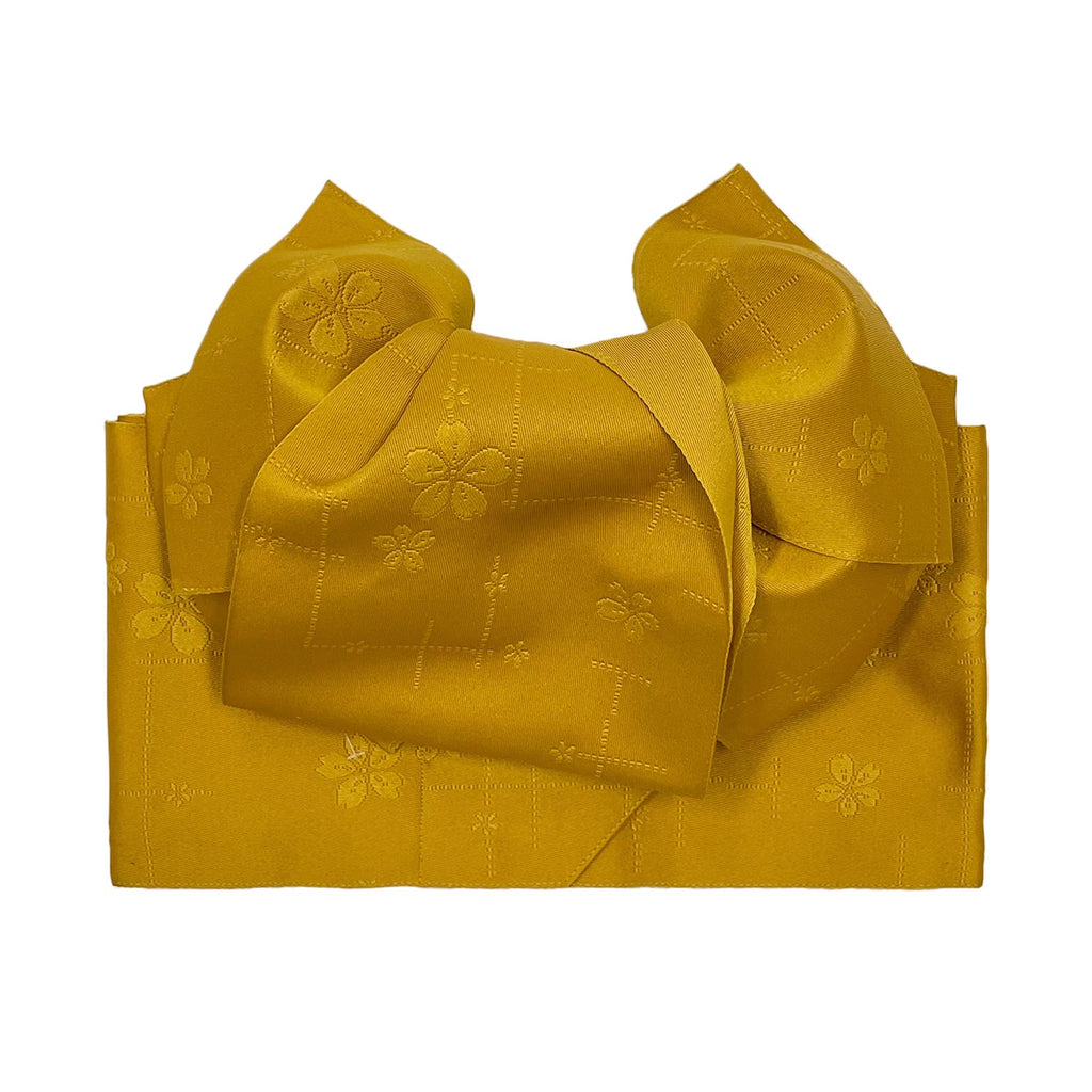 Pre-tied Obi Belt -Mustard