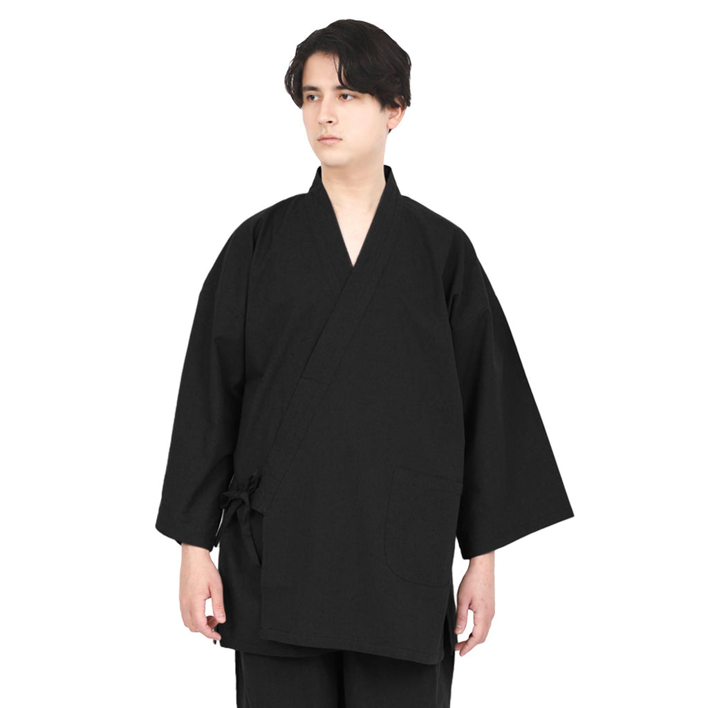 Tsumugi-Style Samue Black