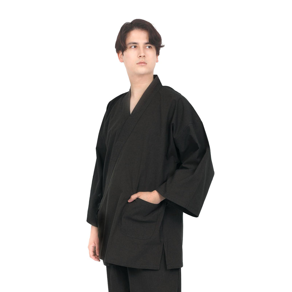 Tsumugi-Style Samue Black