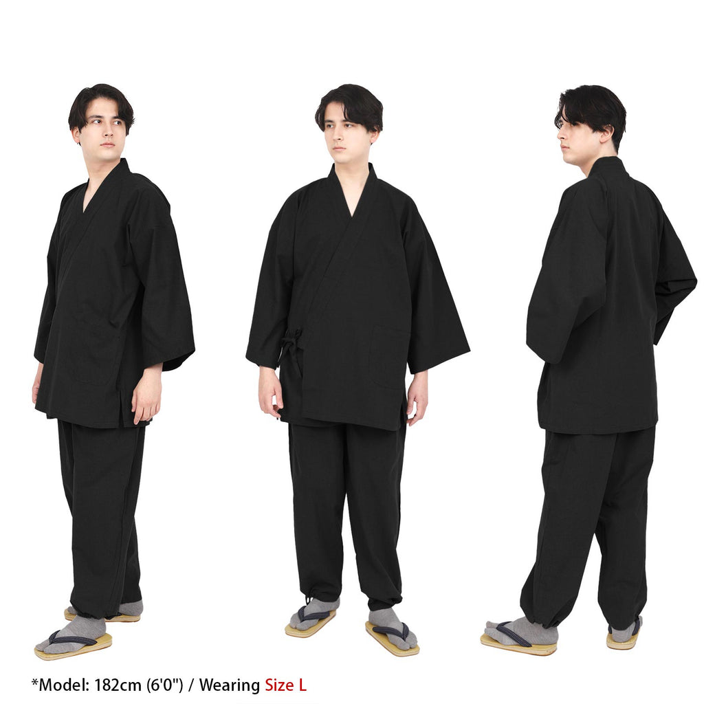 Tsumugi-Style Samue Black