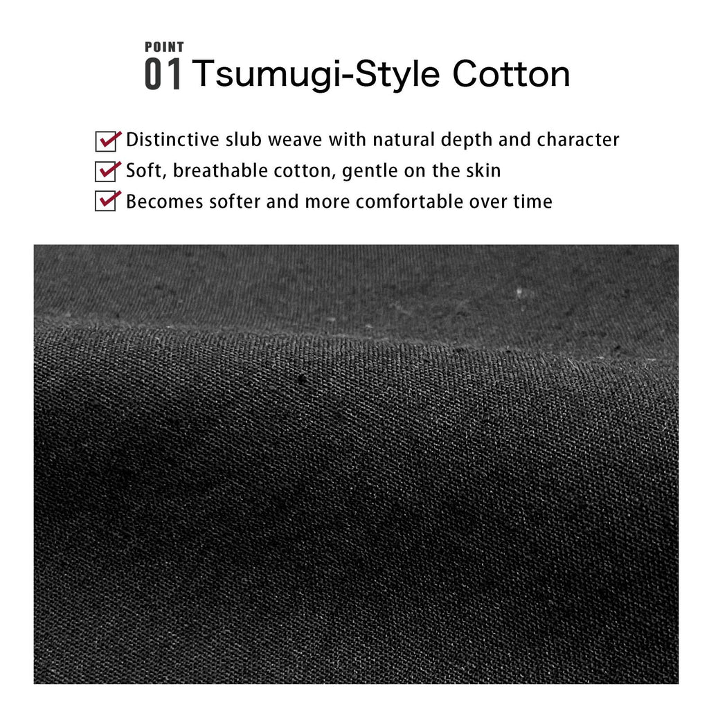 Tsumugi-Style Samue Black