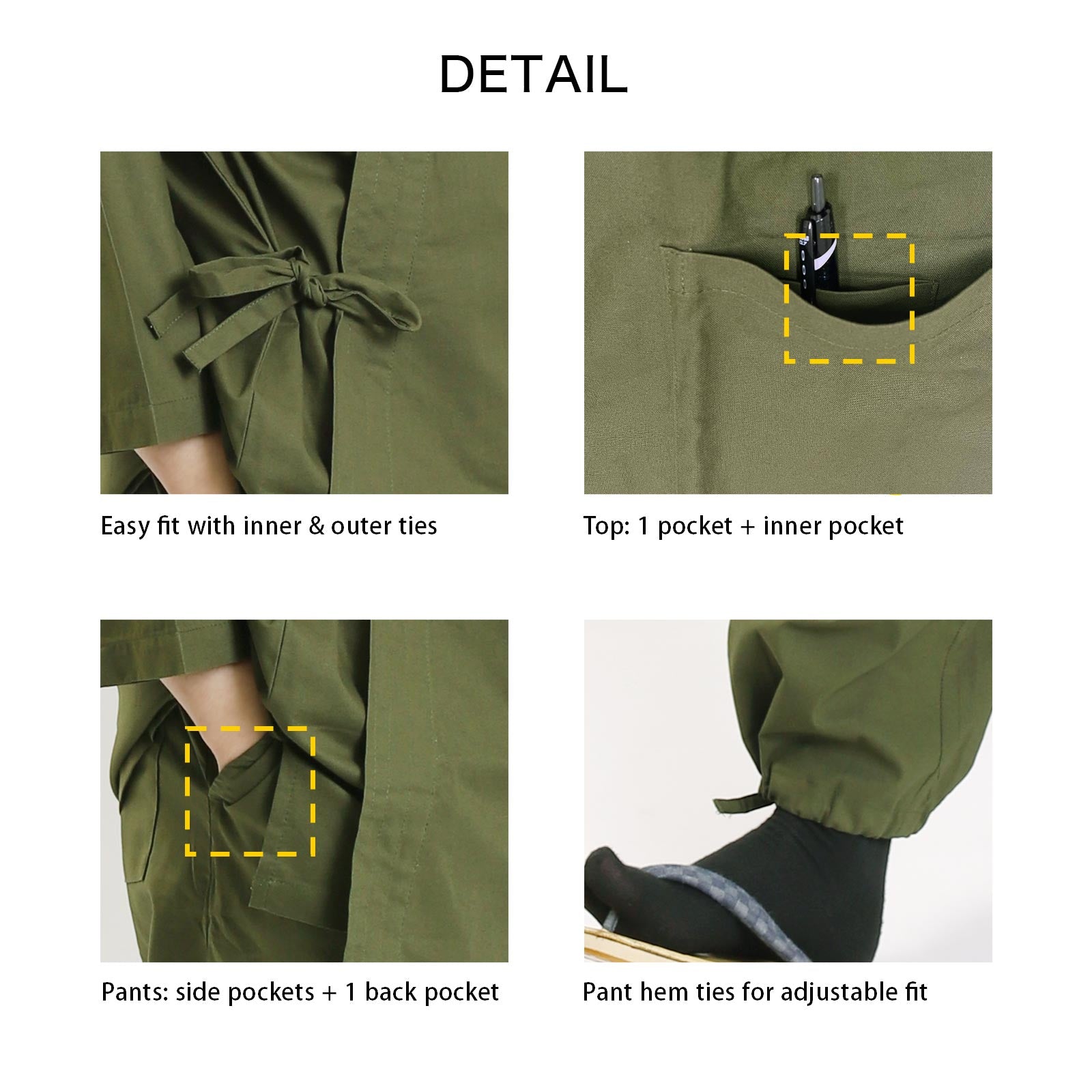 Men’s Samue 100% Cotton Green