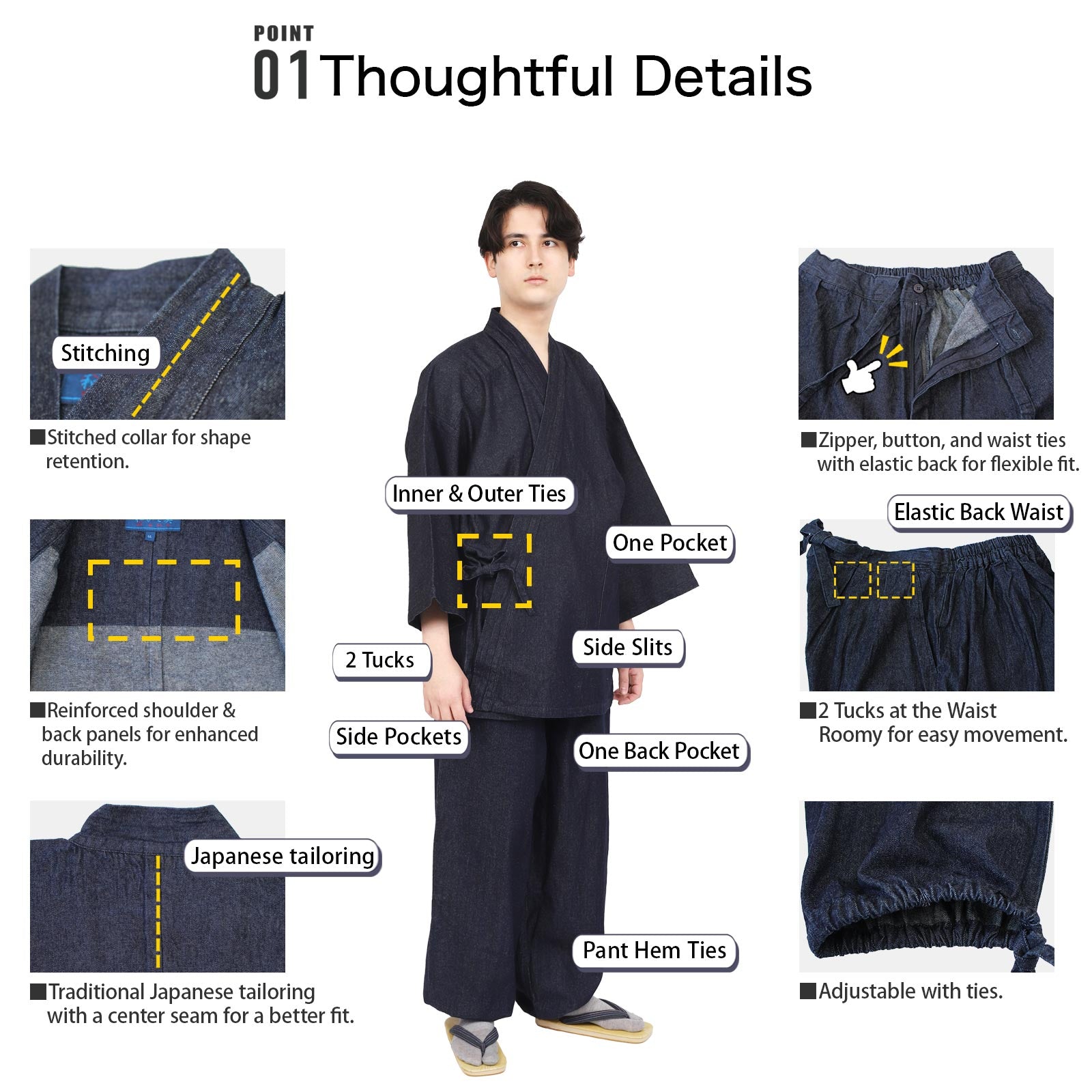 Men’s Denim Samue  Navy