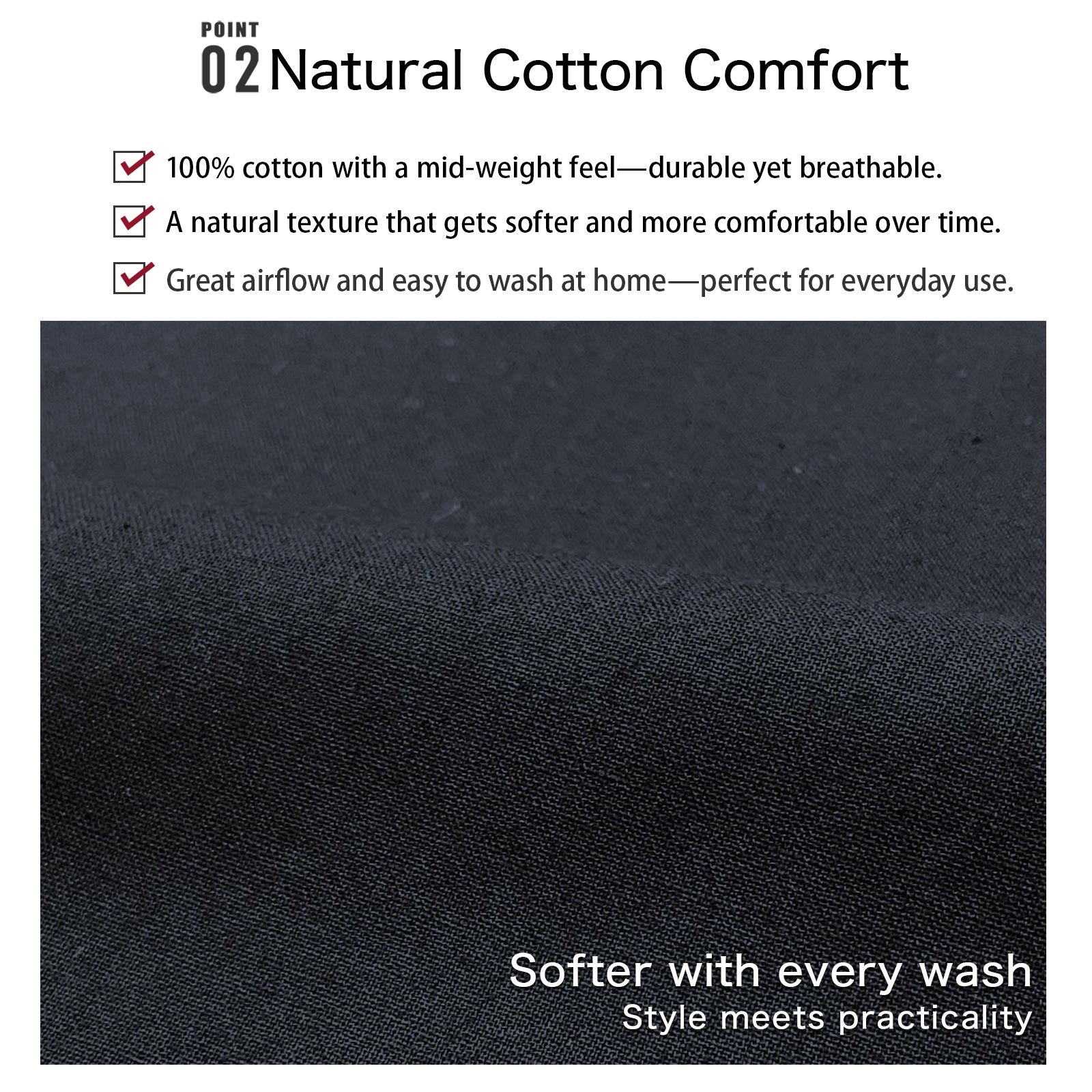 Men’s Samue 100% Cotton Navy