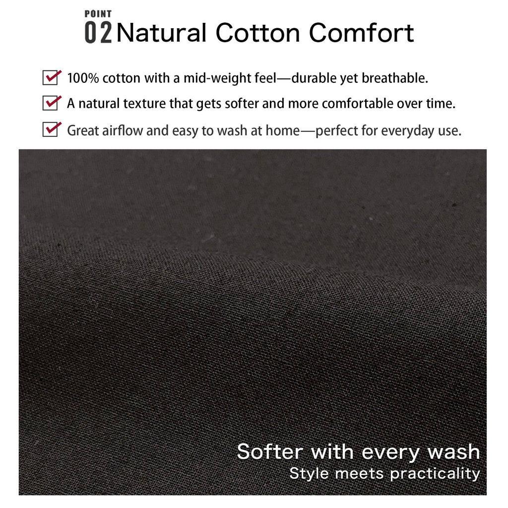 Men’s Samue 100% Cotton Black