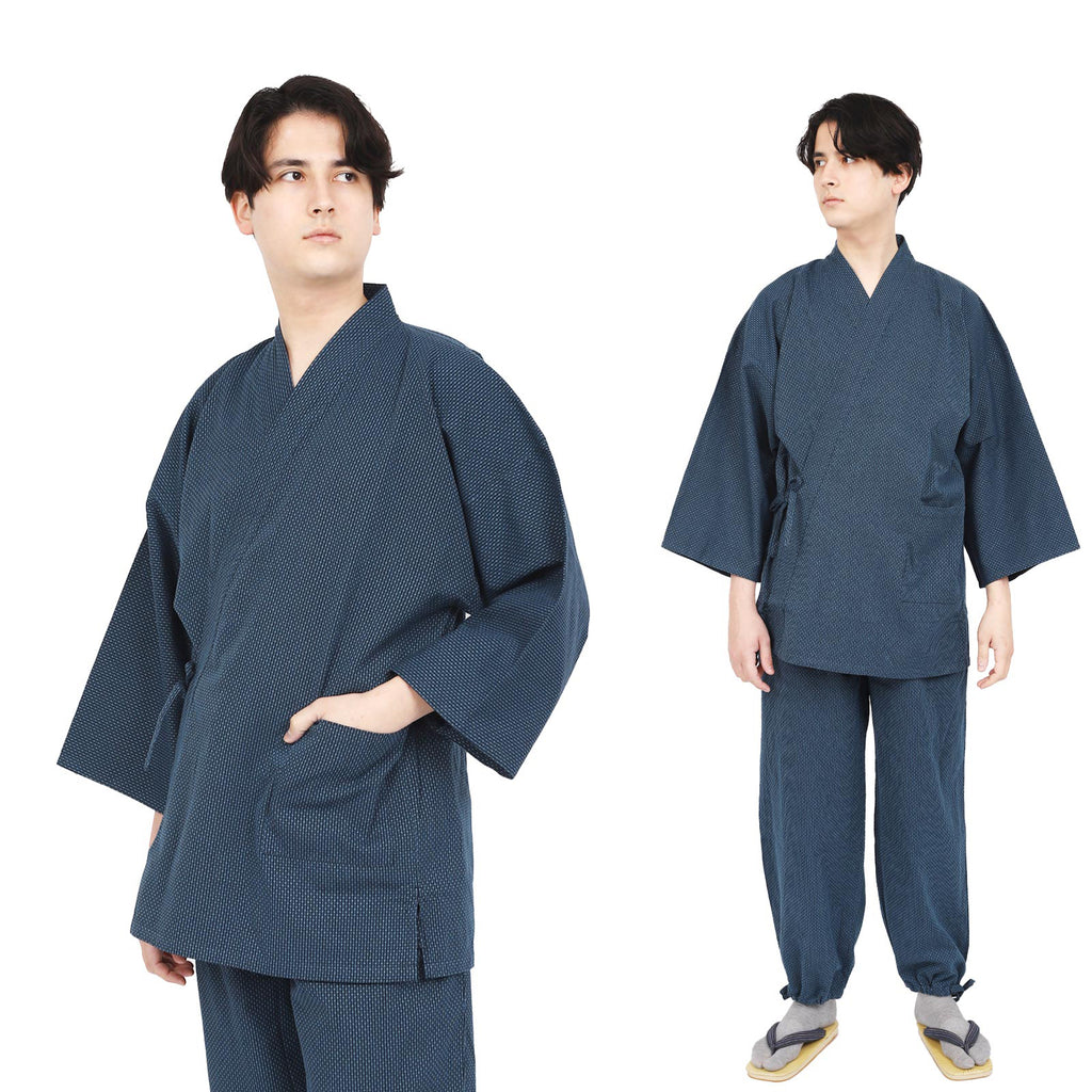 Men’s Sashiko Samue Blue