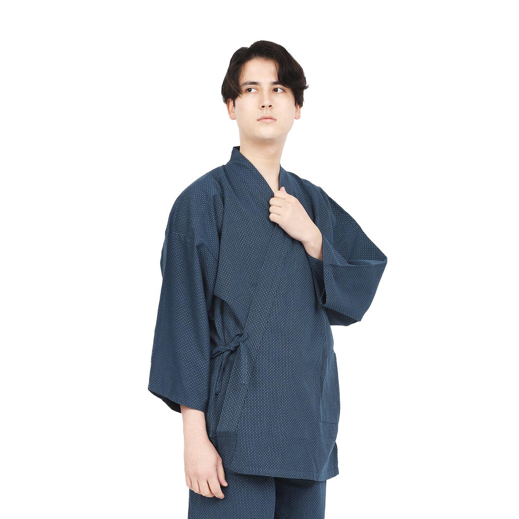 Men’s Sashiko Samue Blue