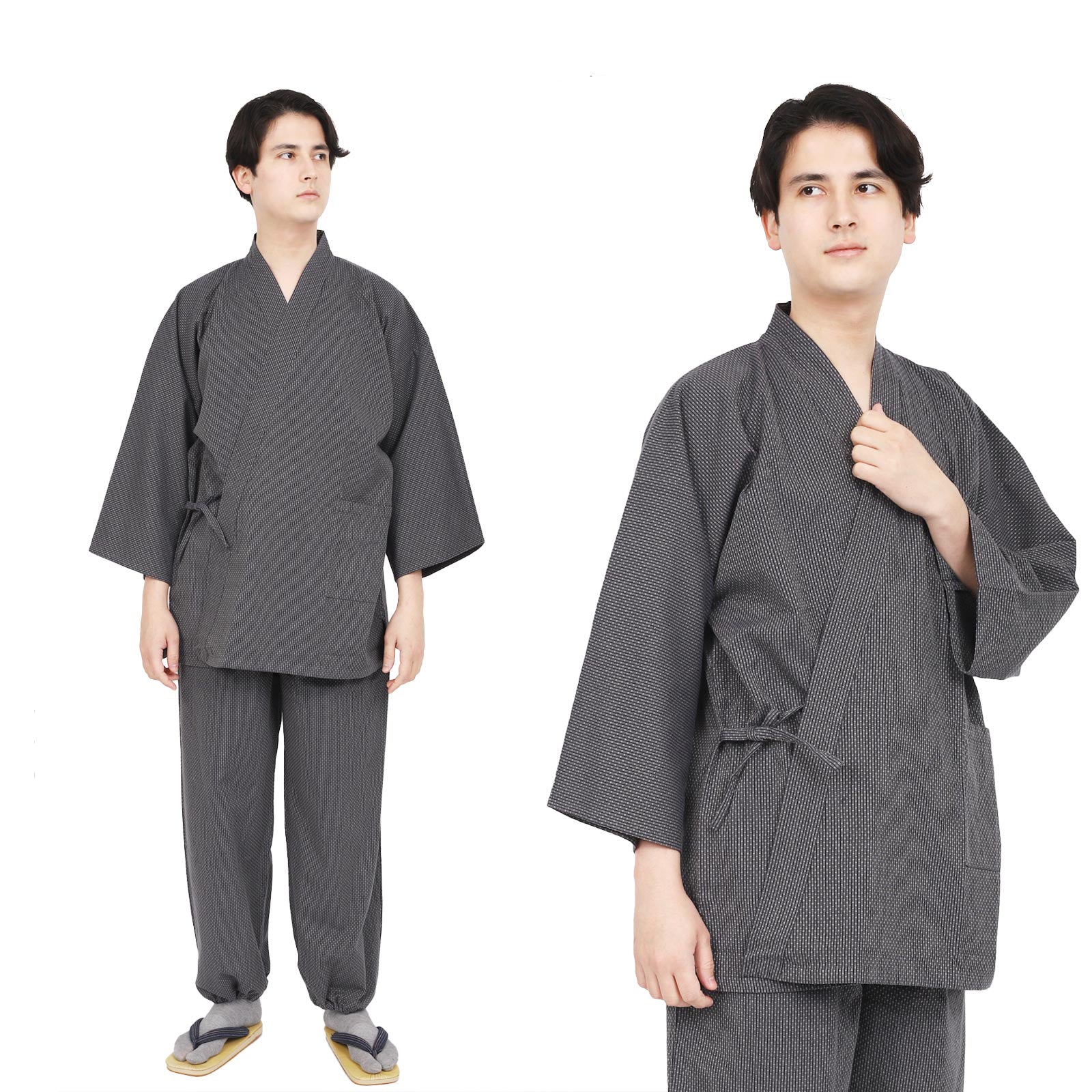 Men’s Sashiko Samue Gray