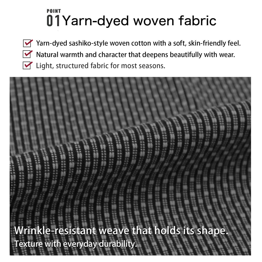 Men’s Sashiko Samue Gray