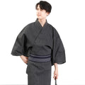 Men’s Woven Yukata Kaku Obi Set-w13