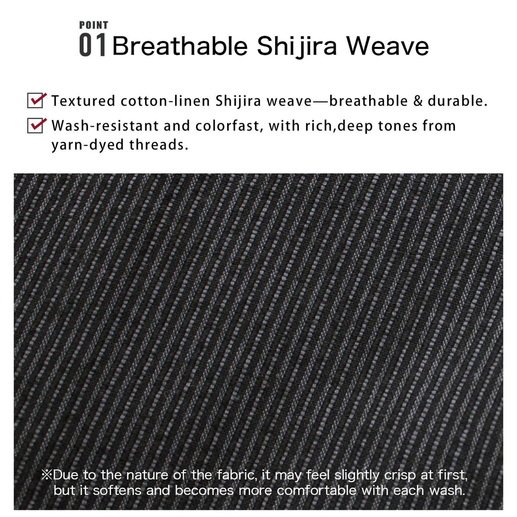 Woven Yukata Pre-Tied Obi Set-w01