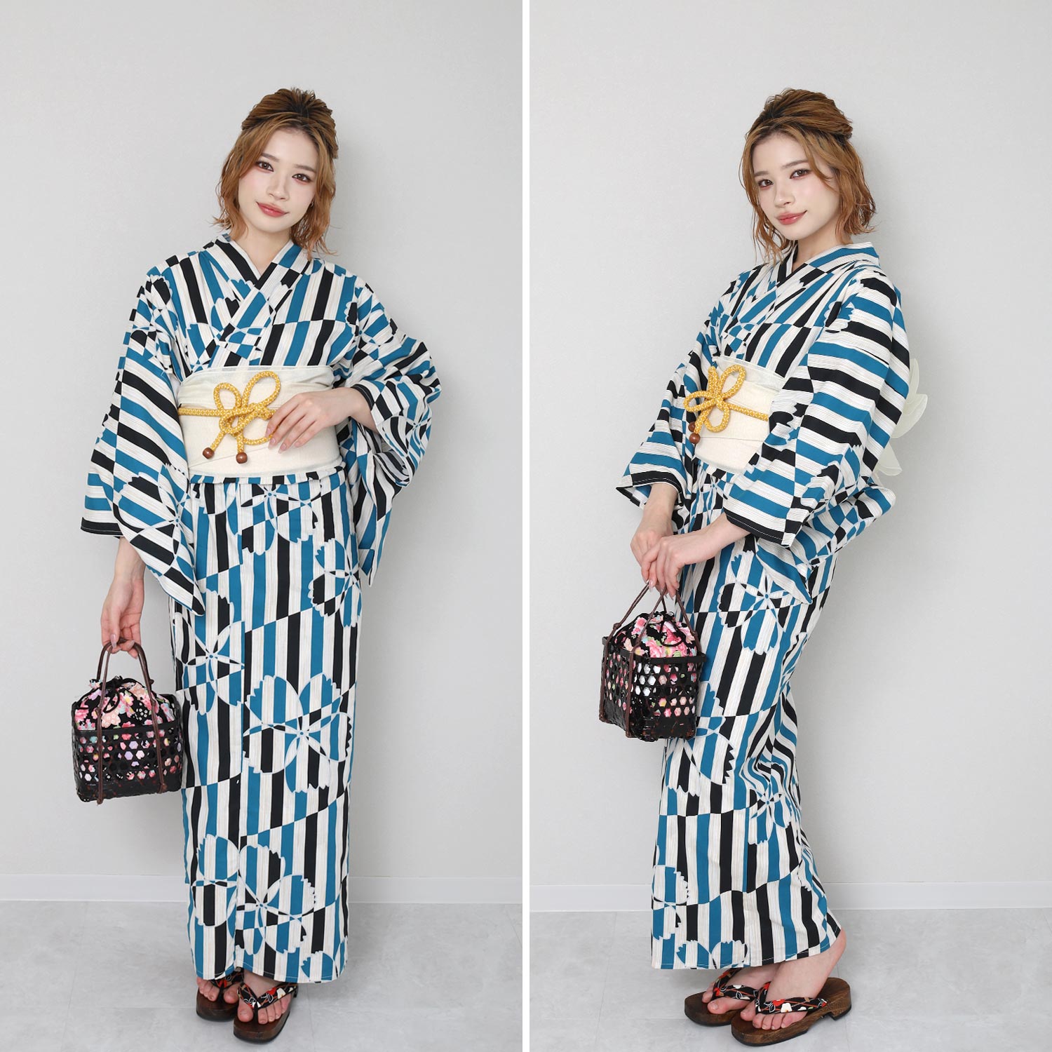 Yukata and Obi Set Sakura