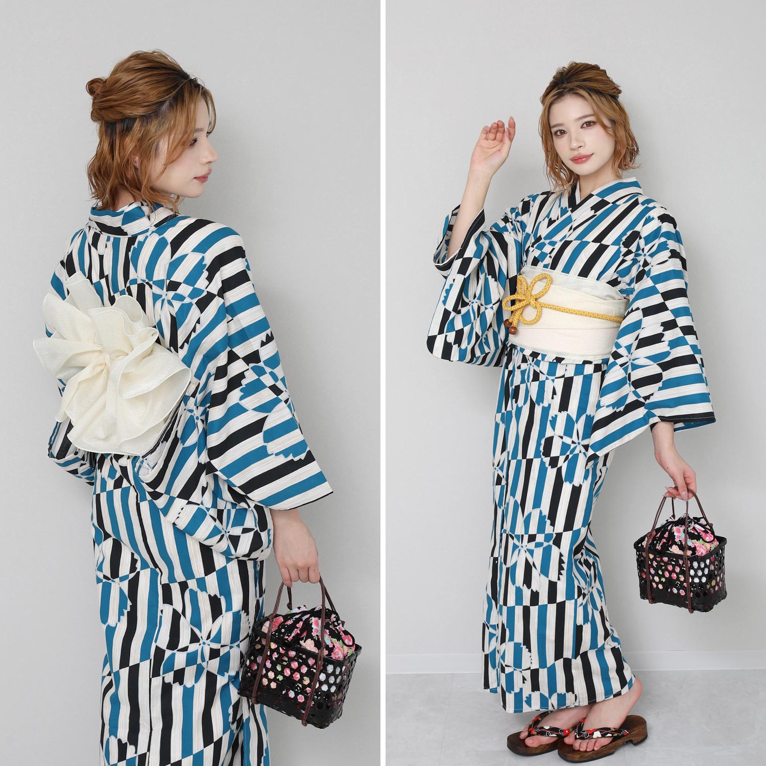 Yukata and Obi Set Sakura