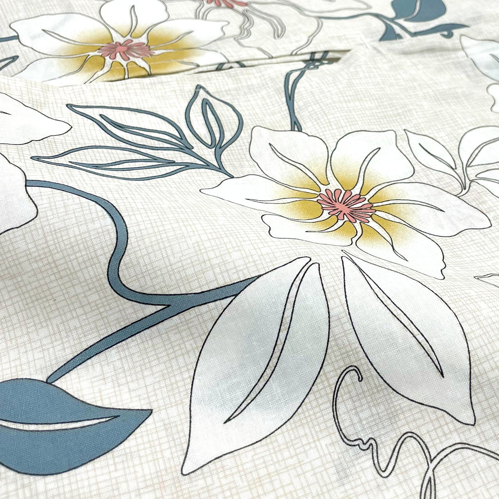 Yukata and Obi Set  Clematis Flower